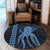 Hawaii Octopus KaKau Polynesian Round Carpet - Pastel - AH - Polynesian Pride