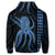 Hawaii Octopus KaKau Polynesian Zip Hoodie Pastel - Polynesian Pride