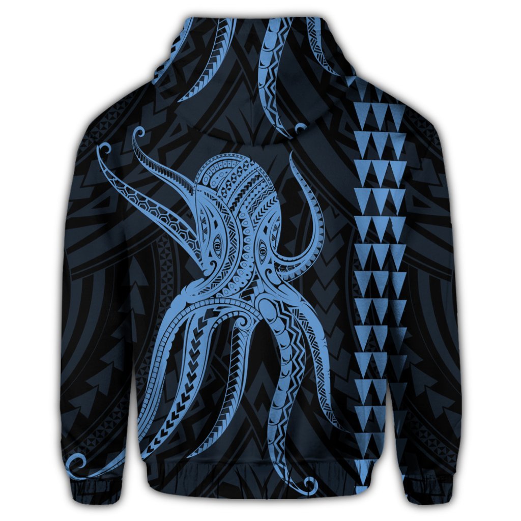 Hawaiian Octopus KaKau Polynesian Hoodie Pastel - Polynesian Pride