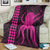 Hawaii Octopus KaKau Polynesian Premium Blankets - Pink - AH - Polynesian Pride