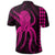 Hawaii Octopus KaKau Polynesian Polo Shirt Pink - Polynesian Pride