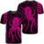 Hawaii Octopus KaKau Polynesian T Shirt Pink Unisex Black - Polynesian Pride