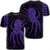 Hawaii Octopus KaKau Polynesian T Shirt Purple Unisex Black - Polynesian Pride