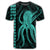 Hawaii Octopus KaKau Polynesian T Shirt Turquoise - Polynesian Pride