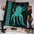 Hawaii Octopus KaKau Polynesian Premium Quilts - Turquoise - AH - Polynesian Pride