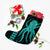 Hawaii Octopus KaKau Polynesian Christmas Stocking - Turquoise - AH - Polynesian Pride