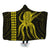 Hawaii Octopus KaKau Polynesian Hooded Blanket - Yellow - AH Hooded Blanket White - Polynesian Pride