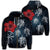 Hawaii Ohana Turtle Hibiscus Galaxy Zip Hoodie Unisex Art - Polynesian Pride