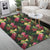 Hawaii Palm Leaves Pineapples Jungle Leaf Area Rug - AH - Polynesian Pride