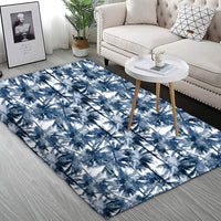 Hawaii Palm Trees And Tropical Branches Area Rug - AH - Polynesian Pride