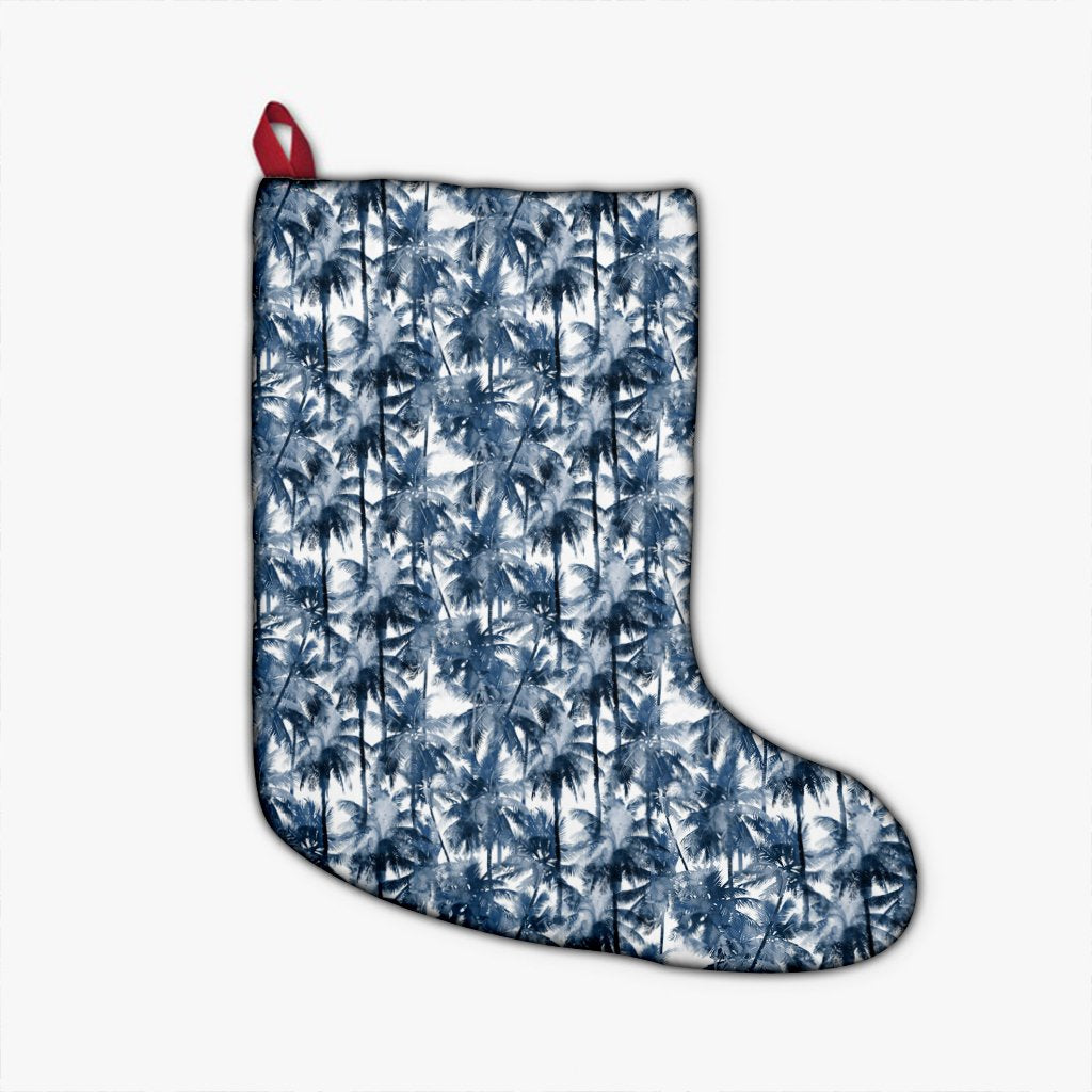 Hawaii Palm Trees And Tropical Branches Christmas Stocking - Polynesian Pride