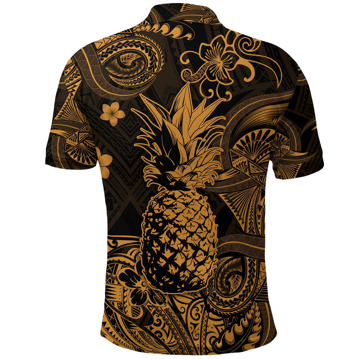 Hawaii Pineapple Polynesian Polo Shirt Unique Style Gold LT8 - Polynesian Pride