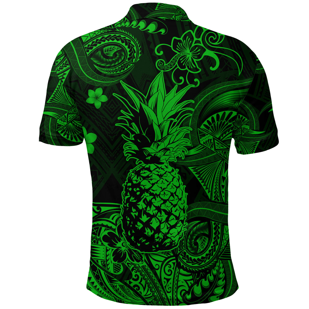Hawaii Pineapple Polynesian Polo Shirt Unique Style Green LT8 - Polynesian Pride