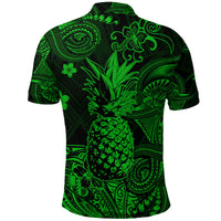 Hawaii Pineapple Polynesian Polo Shirt Unique Style Green LT8 - Polynesian Pride