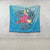 Hawaii Plumeria Deep Sea Circle Turtle Tapestry - AH - Polynesian Pride