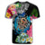 Hawaii Plumeria Hibiscus Wave Turtle T Shirt - Polynesian Pride