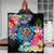 Hawaii Plumeria Hibiscus Wave Turtle Premium Quilts - AH - Polynesian Pride