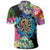 Hawaii Plumeria Hibiscus Wave Turtle Polo Shirt - Polynesian Pride