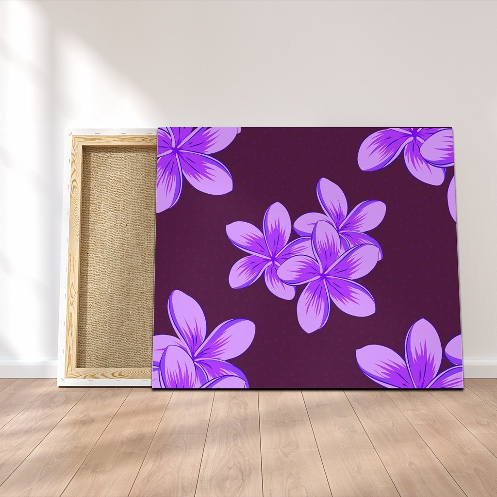 Hawaii Plumeria Simple Canvas - AH Canvas Poly-cotton - Polynesian Pride