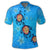 Hawaii Plumeria Turtle In The Ocean Polo Shirt John Style - Polynesian Pride