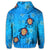 Hawaii Plumeria Turtle In The Ocean Zip Hoodie John Style - Polynesian Pride