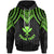 Hawaii Custom Hoodie Polynesian Armor Style Green Unisex Green - Polynesian Pride