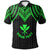 Hawaii Custom Polo Shirt Polynesian Armor Style Green Unisex Green - Polynesian Pride