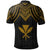 Hawaii Custom Polo Shirt Polynesian Armor Style Gold - Polynesian Pride