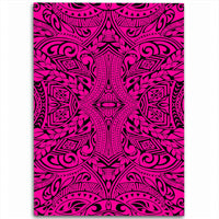 Hawaii Polynesian Culture Pink Area Rug - AH Luxurious - Polynesian Pride