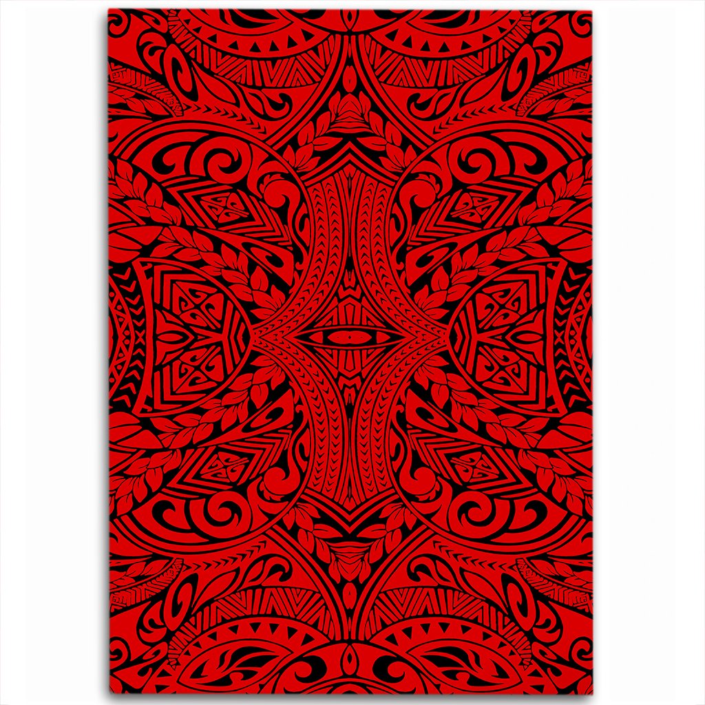 Hawaii Polynesian Culture Red Area Rug - AH Luxurious - Polynesian Pride