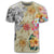 Hawaii Polynesian Flowers Swimming Turtles T Shirt - Polynesian Pride