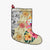 Hawaii Polynesian Flowers Swimming Turtles Christmas Stocking - AH Christmas Stocking 26 X 42 cm Black - Polynesian Pride