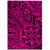 Hawaii Polynesian Hawaiian Style Tribal Tattoo Pink Area Rug - AH Luxurious - Polynesian Pride