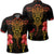 Hawaii Polynesian Hibiscus Animal Polo Shirt Unisex Black - Polynesian Pride