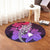 Hawaii Polynesian Hibiscus Sweat Round Carpet - AH - Polynesian Pride