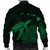 Hawaii Polynesian Hibiscus Turtle Map Bomber Jacket Green - AH - Polynesian Pride