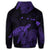 Hawaii Polynesian Hibiscus Turtle Map Zip Hoodie Purple - Polynesian Pride