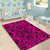 Hawaii Polynesian Kakau Turtle Pink Area Rug - AH - Polynesian Pride