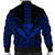 Hawaii Polynesian Kanaka Kakau Bomber Jacket - Alan Style Blue - AH - Polynesian Pride