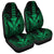 Hawaii Polynesian Kanaka Kakau Car Seat Covers - Alan Style Green - AH Universal Fit Black - Polynesian Pride