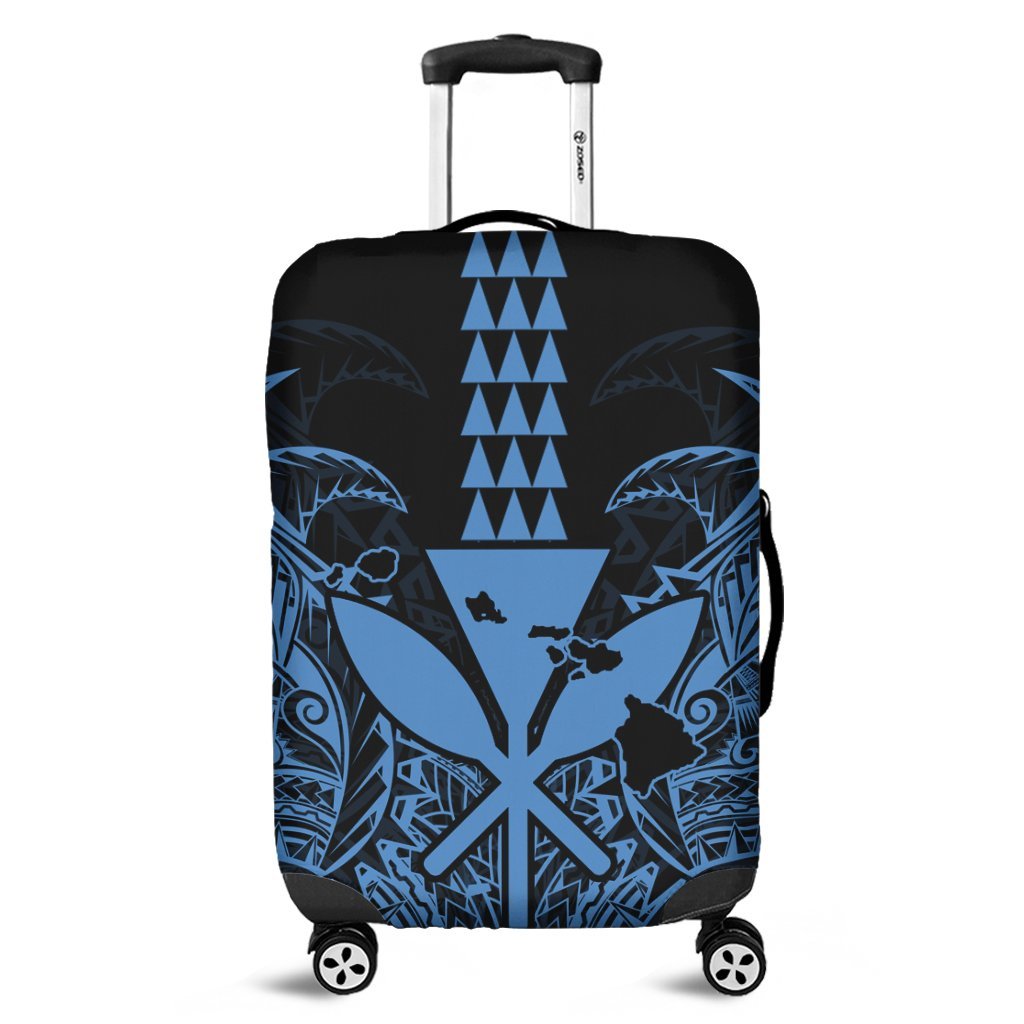 Hawaii Polynesian Kanaka Kakau Luggage Covers - Alan Style Pastel - AH Black - Polynesian Pride