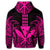 Hawaii Polynesian Zip Hoodie Kanaka Kakau Alan Style Pink - Polynesian Pride