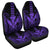 Hawaii Polynesian Kanaka Kakau Car Seat Covers - Alan Style Purple - AH Universal Fit Black - Polynesian Pride