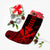 Hawaii Polynesian Kanaka Kakau Christmas Stocking - Alan Style Red - AH - Polynesian Pride