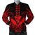 Hawaii Polynesian Kanaka Kakau Bomber Jacket - Alan Style Red - AH Black Unisex - Polynesian Pride