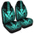 Hawaii Polynesian Kanaka Kakau Car Seat Covers - Alan Style Turquoise - AH Universal Fit Black - Polynesian Pride