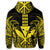 Hawaii Polynesian Zip Hoodie Kanaka Kakau Alan Style Yellow - Polynesian Pride