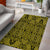 Hawaii Polynesian Lauhala Mix Yellow Area Rug - AH - Polynesian Pride