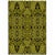 Hawaii Polynesian Lauhala Mix Yellow Area Rug - AH Luxurious - Polynesian Pride