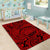 Hawaii Polynesian Maori Lauhala Red Area Rug - AH - Polynesian Pride